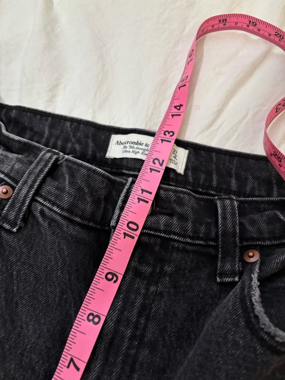 abercrombie 90’s straight ultra high rise jeans - Picture 5 of 7